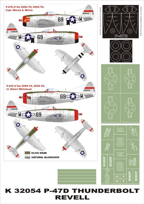 Montex K32054 P-47D 1/32