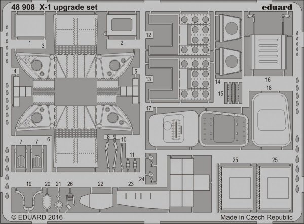 Eduard 48908 X-1 upgrade set 1/48 EDUARD