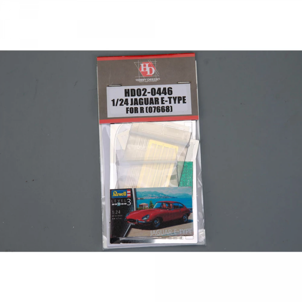 Hobby Design HD02-0446 Jaguar E-TYPE Detail Set ( for Revell kit 07668 ) 1/24