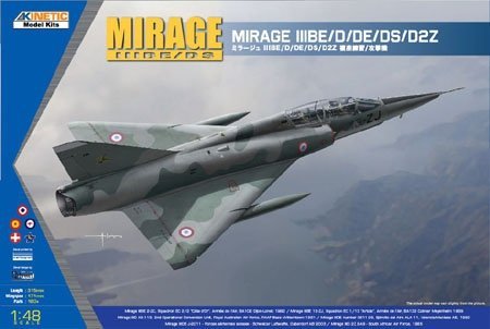 Kinetic K48054 Mirage IIIBE/D/DE/DS/D2Z (1:48)