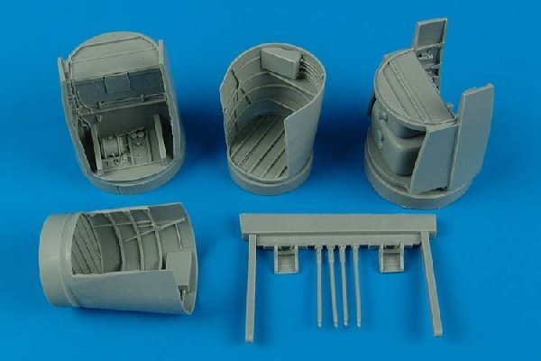 Aires 4426 Heinkel He 219A-7 main wheel bays 1/48 Tamiya