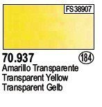 Vallejo 70937 Transparent Yellow (184)
