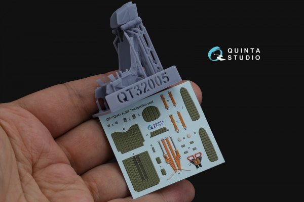Quinta Studio QR+32041 K-36L (late) ejection seat (for Su-25/Su-25SM aircraft since 2008) (All kits) 1/32