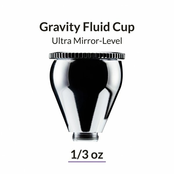 Gaahleri 45862 10 ml Ultra Mirror-Level Gravity Fluid Airbrush Cup