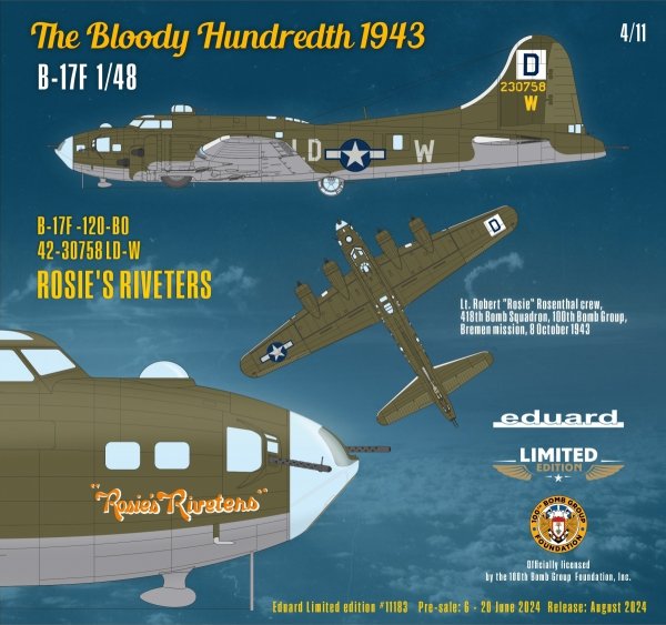 Eduard 11183 The BLOODY HUNDREDTH 1943 1/48