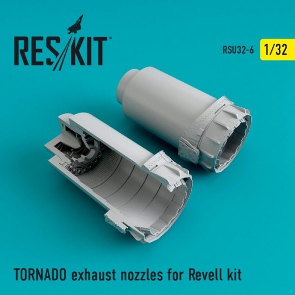 RESKIT RSU32-0006 TORNADO exhaust nozzles for Revell Kit 1/32