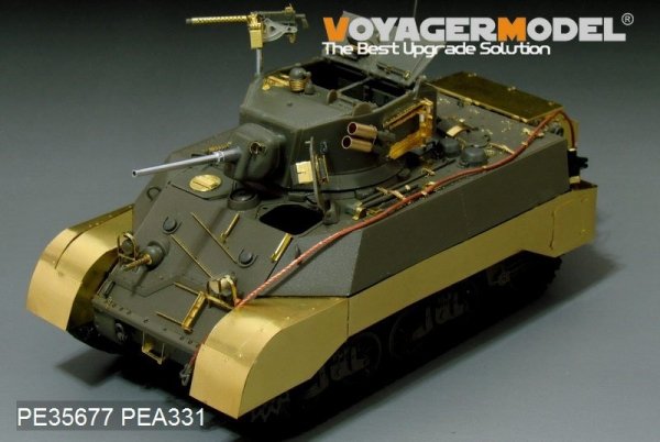 Voyager Model PEA331 WWII US M3A3 Stuart Fenders/Side skirts (FOR AFV CLUB KIT) 1/35
