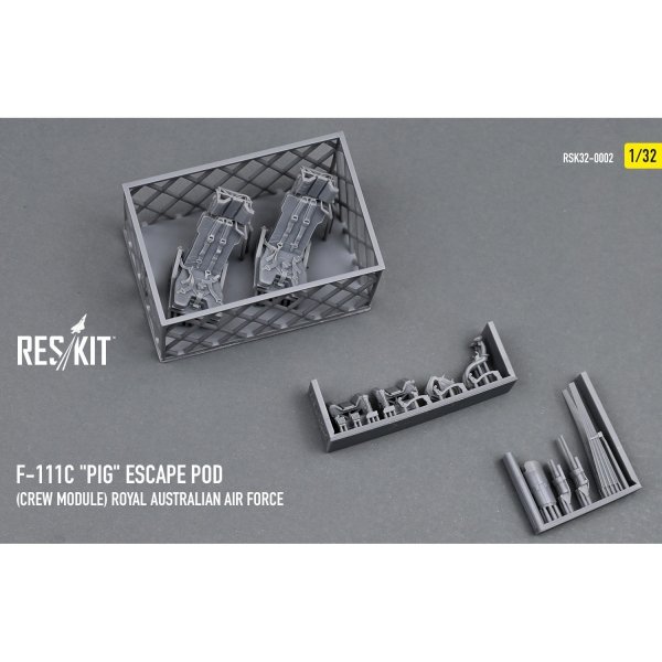 RESKIT RSK32-0002 F-111С "Pig" Escape Pod (Crew Module) Royal Australian Air Force - resin model kit (1/32)