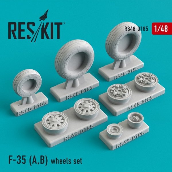 RESKIT RS48-0185 F-35 (A,B) wheels set 1/48