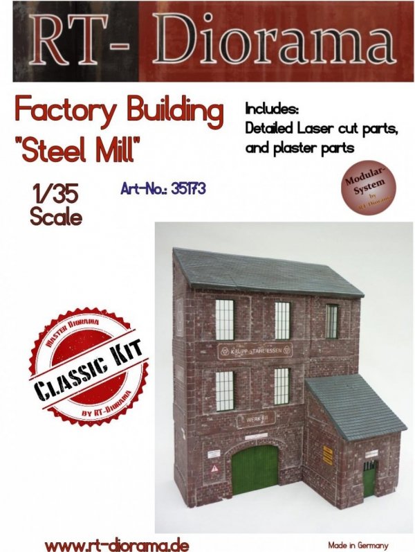 RT-Diorama 35173 Factory Building: &quot;Steel Mill&quot; 1/35