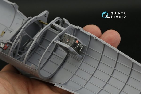 Quinta Studio QD24021 Spitfire Mk.VIII 3D-Printed &amp; coloured Interior on decal paper (Airfix) 1/24