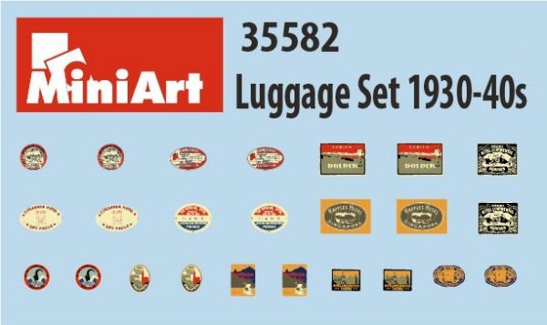 MiniArt 35582 LUGGAGE SET 1930-40s (1:35)