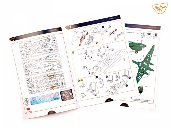 Clear Prop! CP72051 DH.88 COMET DH.88 Comet MacRobertson Trophy Air Race ADVANCED KIT 1/72