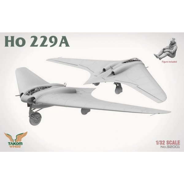 Takom 32001W Ho 229 Box - Ho 229A + Ho 229B + Ho 229 Pilot (Limited Edition) 1/32