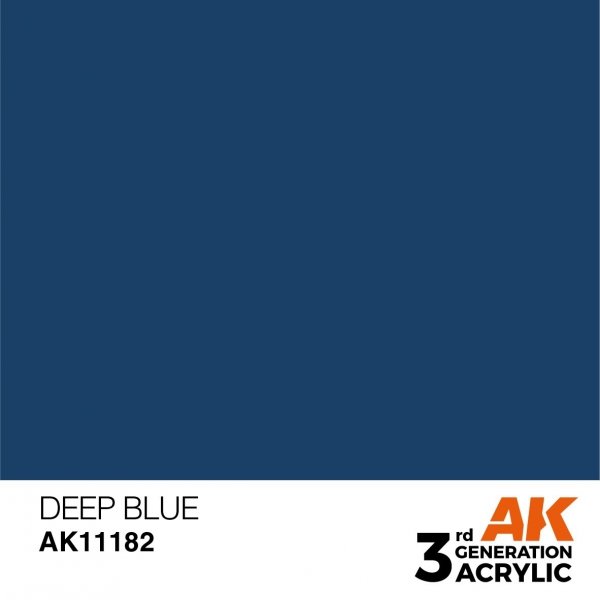 AK Interactive AK11182 DEEP BLUE – INTENSE 17ml