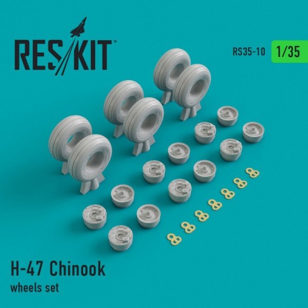 RESKIT RS35-0010 H-47 Chinook wheels set 1/35