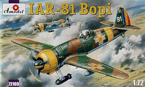 A-Model 72169 Romanian II WW fighter IAR-81 BOPI 1:72