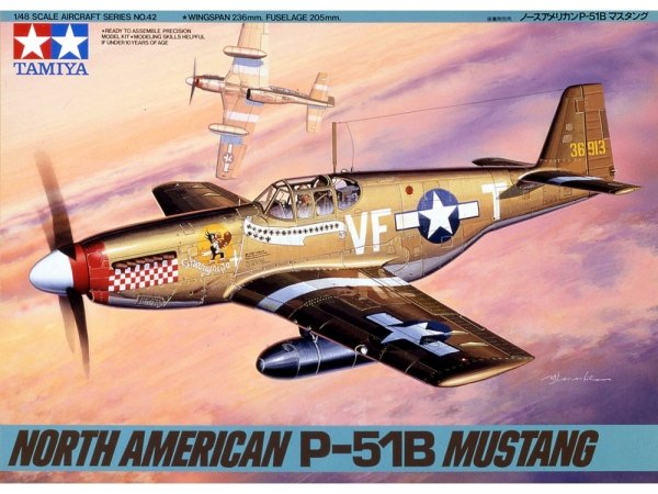 Tamiya 61042 North American P-51B Mustang 1/48