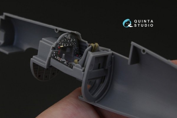 Quinta Studio QD72023 F4U-1 Corsair (Bird cage) 3D-Printed &amp; coloured Interior on decal paper (for Tamiya kit) 1/72