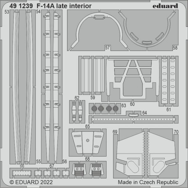 Eduard BIG49318 F-14A late TAMIYA 1/48