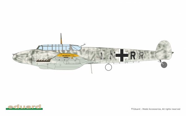 Eduard 7084 Bf 110F ProfiPack Edition 1/72