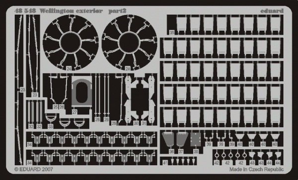 Eduard 48548 Wellington Mk. I exterior (for Trumpeter kits) 1/48