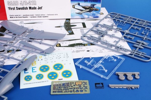 Special Hobby 72480 SAAB J/A-21R &quot;First Swedish Made Jet&quot; 1/72