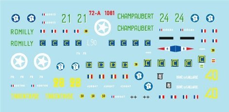 Star Decals 72-A1081 French M4A2 Sherman. M4A2 in 1944-45. From Normandy to Paris 1/72