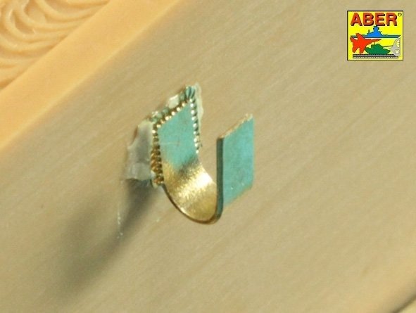 Aber 16029 Handles for towing ropes and tensioning the tracks of Tiger I and King Tiger tanks 1/16