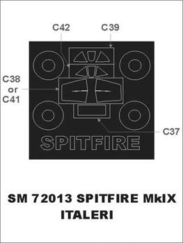 Montex SM72013 Spitfire MkIX ITALERI
