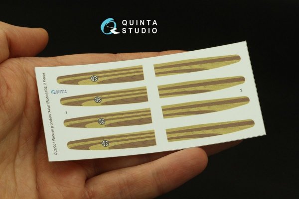 Quinta Studio QL32007 Wooden Propellers Axial (Roden) 1/32
