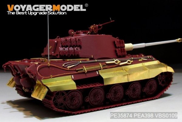 Voyager Model PE35874 WWII German King Tiger (Hensehel Turret) for MENG 1/35