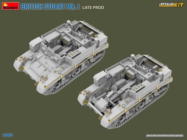 Mini Art 35441 British Stuart Mk. I Late Prod Interior Kit 1/35