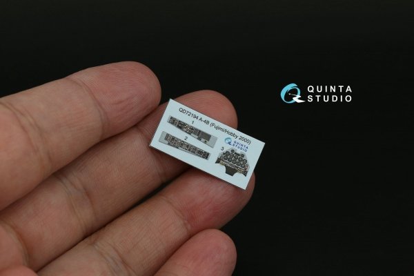 Quinta Studio QD72194 A-4B 3D-Printed &amp; coloured Interior on decal paper (Fujimi/Hobby 2000) 1/72