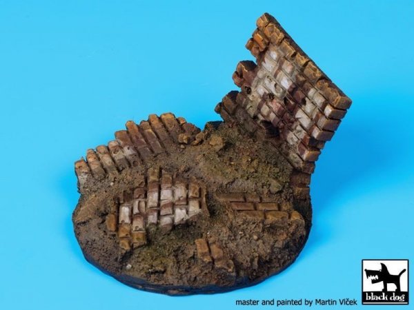 Black Dog D35035 Ruined wall base 1/35