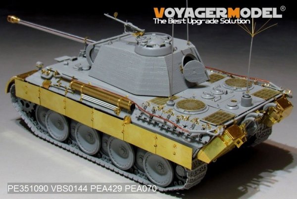 Voyager Model PE351090 WWII German Panther A Mid Version Basic for Dragon 1/35