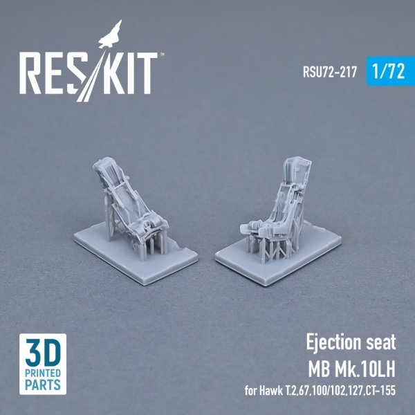 RESKIT RSU72-0217 EJECTION SEAT MB MK.10LH FOR HAWK T.2,67,100/102,127,CT-155 (3D PRINTED) 1/72
