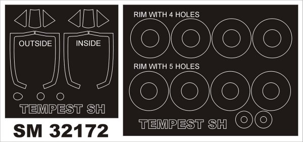 Montex SM32172 TEMPEST SPECIAL HOBBY 1/32