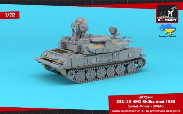 Armory Models 72444 ZSU-23-4M/M3/M2 "Shilka", Soviet SPAAG 1/72