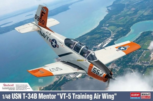 Academy 12361 USN T-34B Mentor &quot;VT-5 Training Air Wing&quot; 1/48
