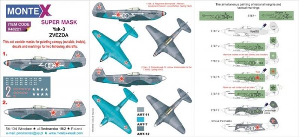 Montex K48221 Yak-3 1/48