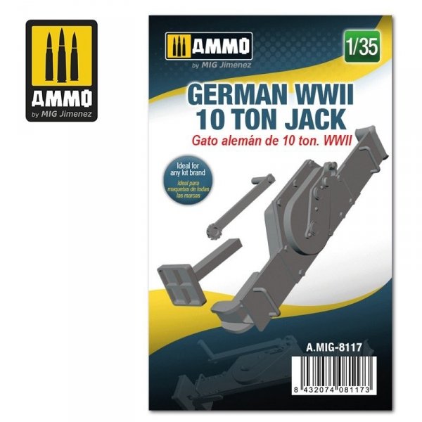 Ammo of Mig 8117 German WWII 10 ton Jack 1/35