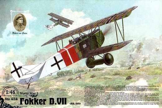 Roden 424 Robert von Greim Fokker D.VII (Alb.late) World War I
