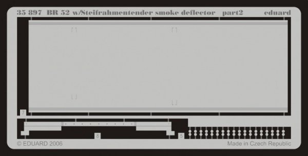 Eduard 35897 BR 52 w/ Steifrahmentender smoke deflector 1/35 Trumpeter