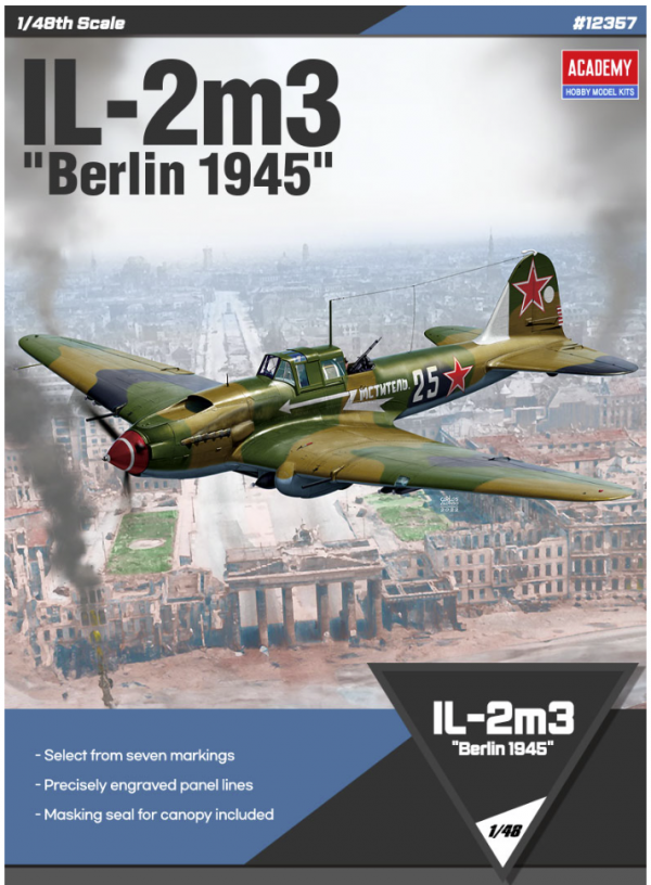 Academy 12357 Il-2m3 Berlin 1945 1/48