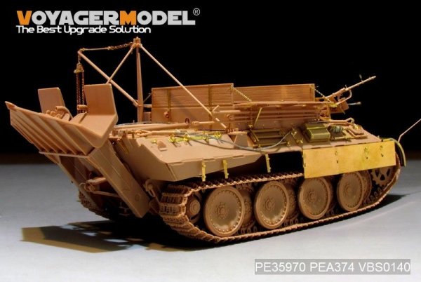 Voyager Model PE35970 WWII German Bergepanther Ausf.A (Late type,Panther G tool holders) Basic For MENG SS-015 1/35