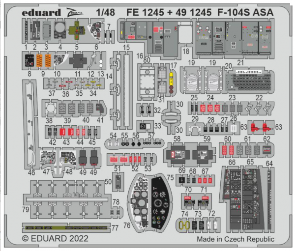 Eduard 491245 F-104S ASA KINETIC 1/48