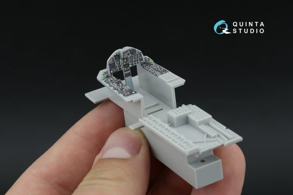 Quinta Studio QDS-48598 F-15C Late/F-15J Late 3D-Printed &amp; coloured Interior on decal paper (Hasegawa) (Small version) 1/48
