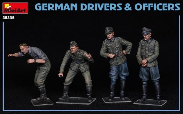 MiniArt 35345  German Drivers &amp; Officers 1/35
