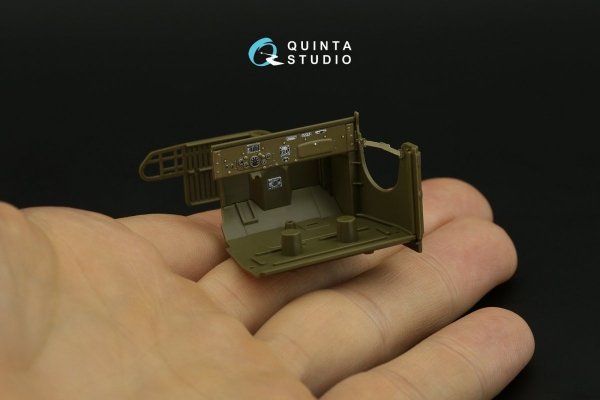 Quinta Studio QD48029 GMC CCKW 353 (open cab) 3D-Printed &amp; coloured Interior on decal paper (Tamiya) 1/48